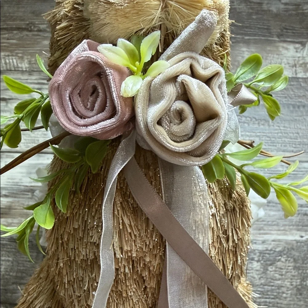 Bunny with Floral Accents